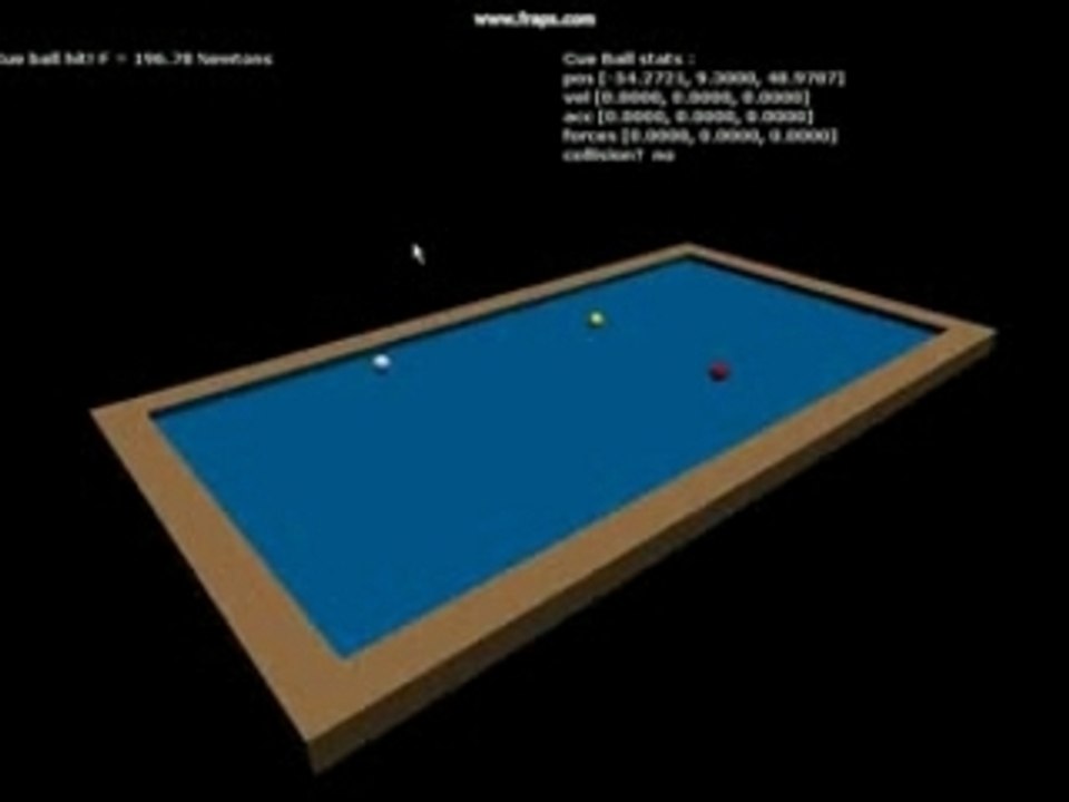 Physique - bande de billard