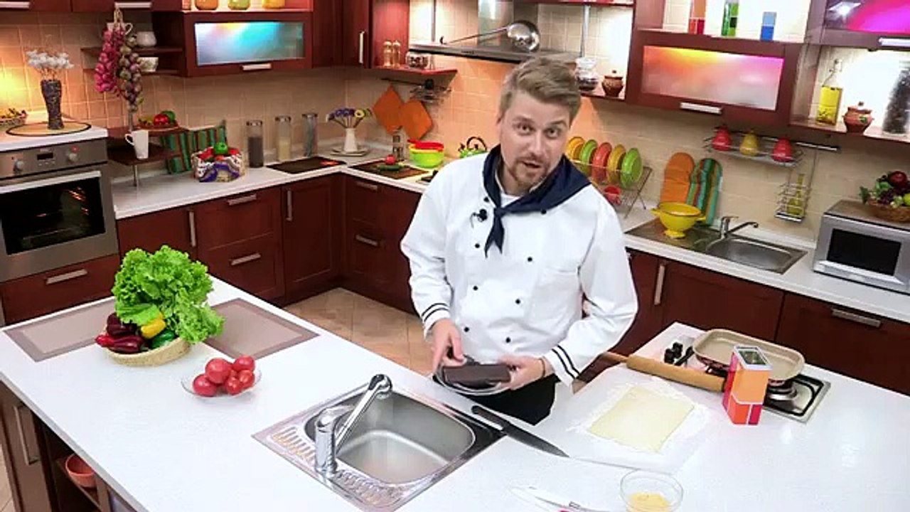 Десерт из плитки шоколада