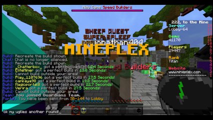 Minecraft Speed Builders - Episode 4 | Why ya gotta be mean?