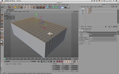 Cinema 4D room model-002