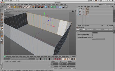 Cinema 4D room model-003