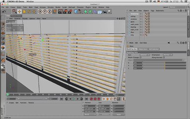 Cinema 4D room model-005