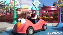 USJ エルモ 車 ドライブ 乗り物 を運転したよ♫ お出かけ Elmo Cars Ride family fun Theme Park Universal Studios Japan
