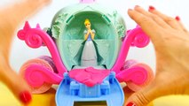 Play-Doh Princess Cinderella Magical Carriage and Disney Pixar Cars Lightning McQueen Mater PlayDoh