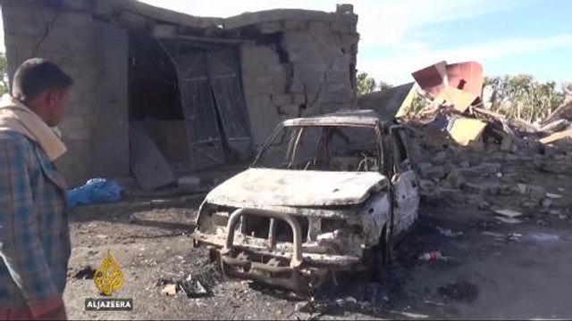 Arab coalition denies targeting civilians in Sanaa market attack