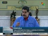 Anuncia Maduro delegación económica de alto nivel que visitará China