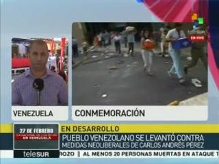 Venezolanos recuerdan 27 años del "Caracazo"