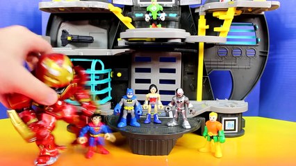 Imaginext Joker Creates Replica Mega Hulkbuster To Destroy Justice League Batman Cyborg Superman