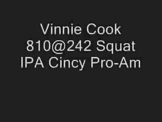 Vinnie Cook 810@242 Squat - IPA Cincy Pro-Am 2007