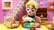 Elsa's New Baby is HUGE _ Masha and the Bear Play Doh Movie Clips _ Disney Frozen Stop-Motion