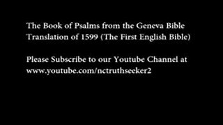 Book of Psalms Geneva Bible Translation Chapter 83