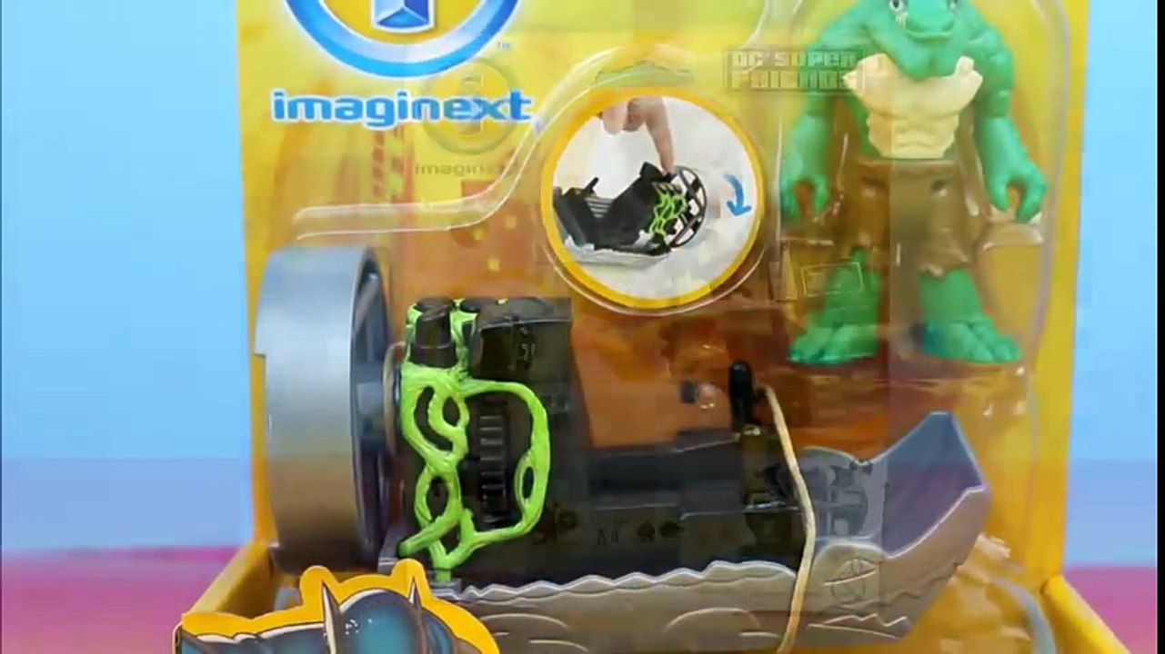 Imaginext K.Croc Fisher Price tries to eat Lightning McQueen Batman saves him