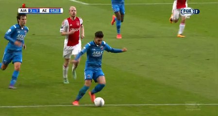 Vincent Janssen Goal--Ajax 3 - 1 AZ Alkmaar