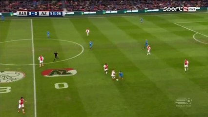 Anwar El Ghazi Stupid Red Card - Ajax v. Alkmaar 28.02.2016 HD