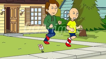 Caillou dies on the way to Chuck E. Cheeses