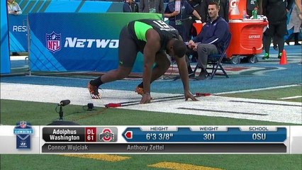Adolphus Washington 40-yard dash