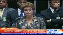 Aumenta descontento de los brasileños con la gestión de la presidenta Dilma Rousseff