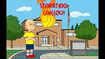 caillou makes a music video and gets grounded