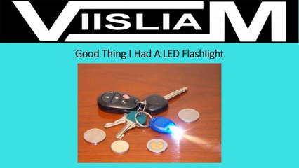 Good Thing I Had A LED Flashlight