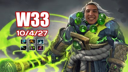 W33 Earth Spirit Gameplay @8000 MMR