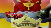 Disney Pixar Cars Lightning McQueen shows Sarge how to have fun Color Changers & Thomas the train