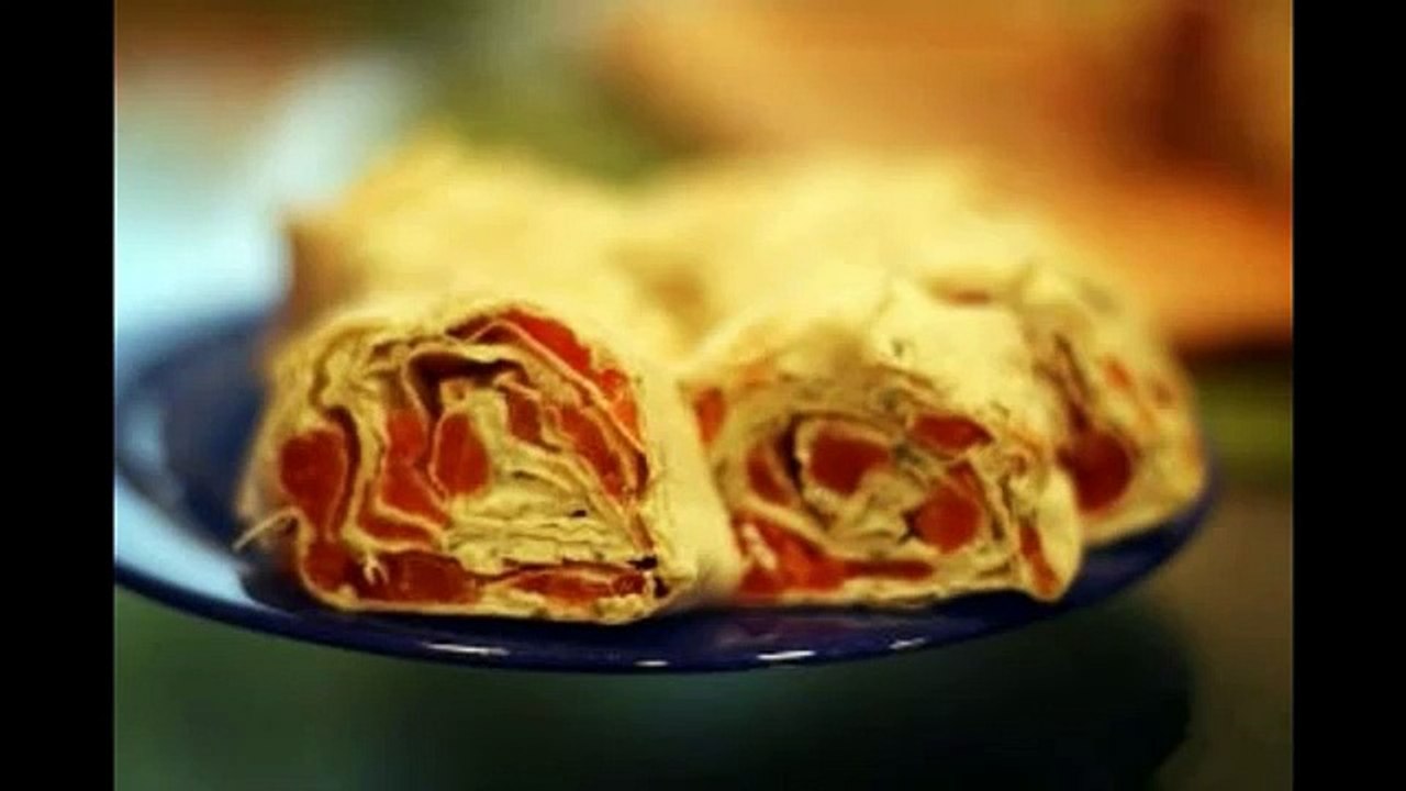 Рулет с сыром и семгой