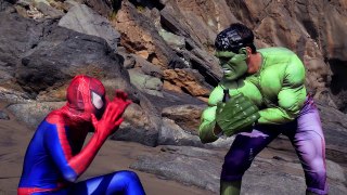 Fat Spiderman vs Hulk - Energy drink Prank - Superheroes fun Movie in Real Life