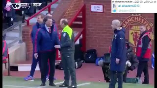 Funny Louis van Gaal Manchester United 3-2 Arsenal 28-02-2016