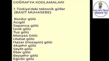 3 Dk'da 5 Tane Cografya Kodlaması YGS-LYS 1.Bölüm