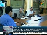 Venezuela instala Congreso de la Patria de DD.HH.