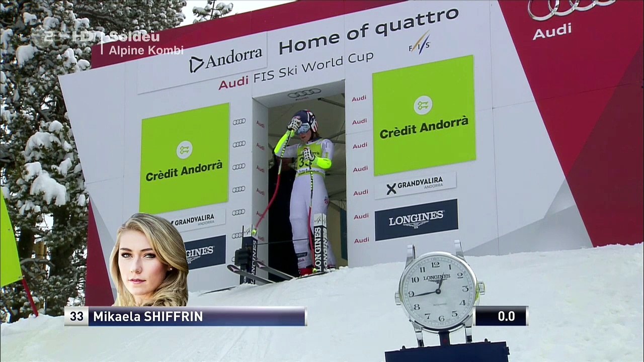 Mikaela Shiffrin • Soldeu Alpine Combined Super G 40th place • 28.02.15