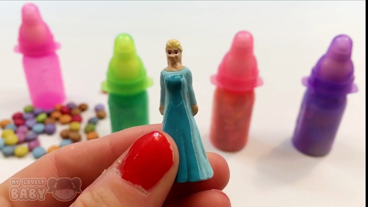 Candy Surprise Toys Learn Colors - Hide and Seek Game (Frozen, Mario, Hello Kitty)