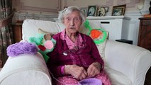 104 year old yarn bomber is Worlds oldest street artist