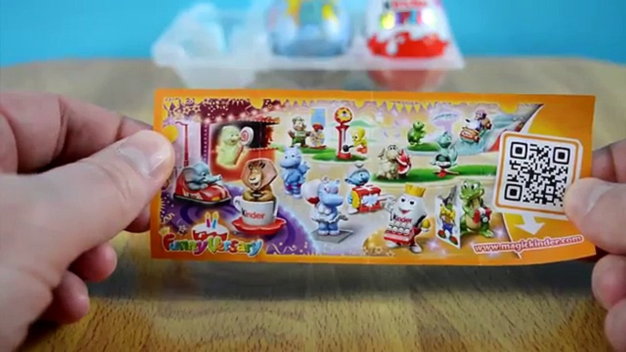 3 Surprise eggs! 2 Kinder Surprise eggs and Perry the Platypus egg - STB