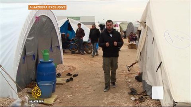 Syrian IDPs struggle in al-Salama refugee camp