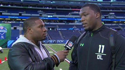 Clark on combine: 'I had a good time and had fun'