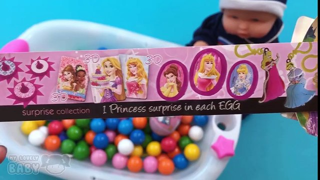 Baby Doll Bubble Gum Bathtime Surprise Toys Disney Frozen Hello Kitty Minnie Mouse My Little Pony