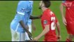 Yaya Touré fight with Adam Lallana.  Manchester City - Liverpool 28.02.2018