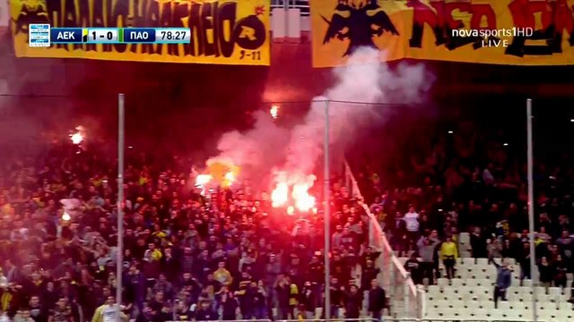 1-0 Ronald Vargas Goal Greece Super League - 28.02.2016, AEK Athens 1-0 Panathinaikos