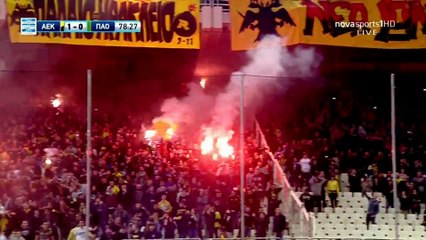 1-0 Ronald Vargas Goal Greece  Super League - 28.02.2016, AEK Athens 1-0 Panathinaikos