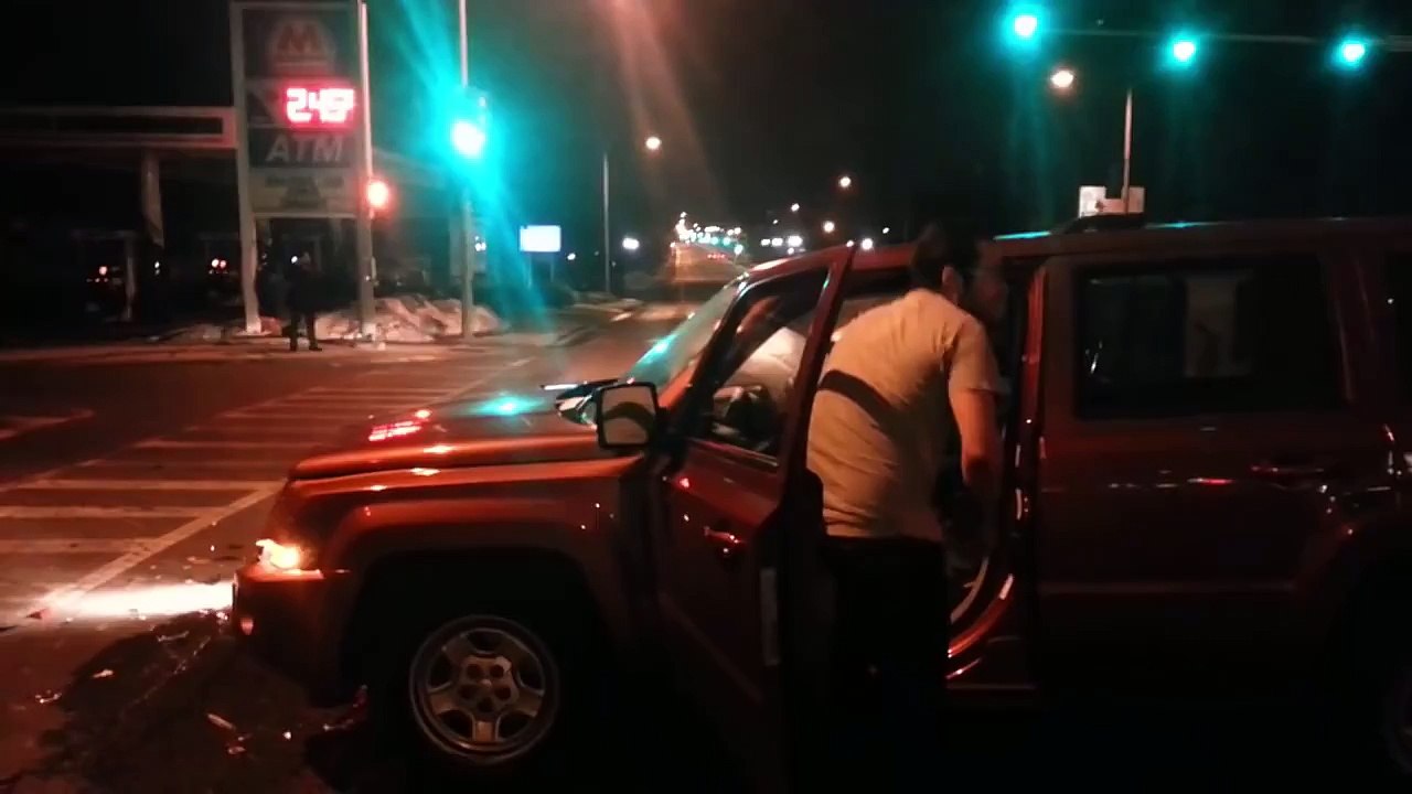 INTOXICATED DRIVER Causes MAJOR Accident!