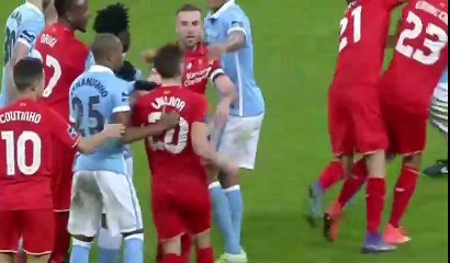 Fight betweenYaya Touré vs Adam Lallana