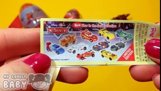 Disney Cars Surprise Eggs Learn a Word! Funny Learning Party!