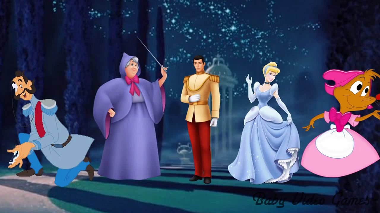 Cinderella Disney Finger Family Kids Song