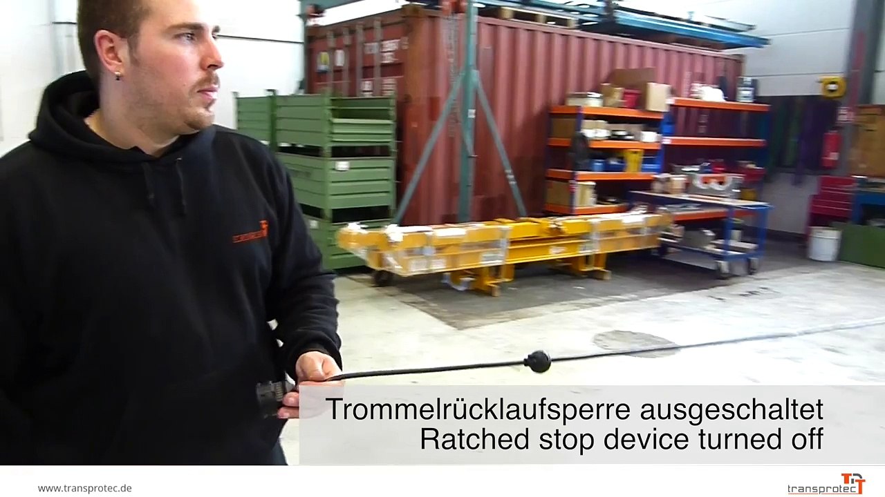 Kabelaufroller / Leitungsaufroller - Spring cable reel