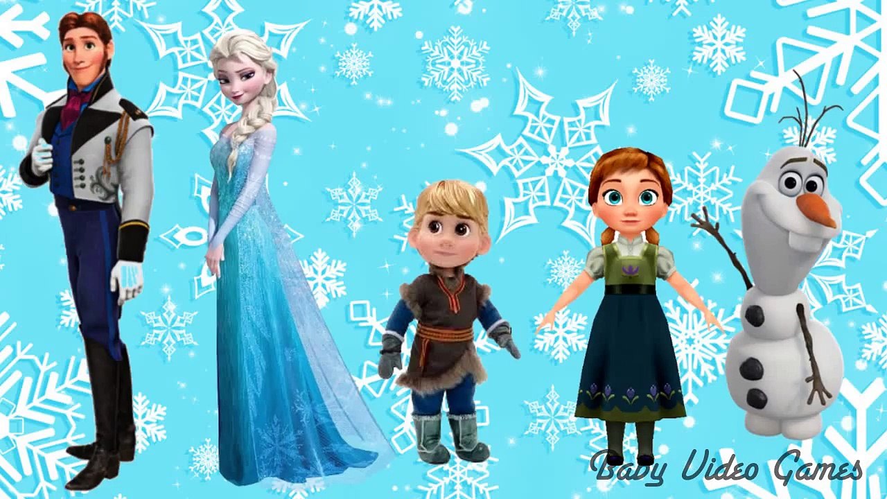Disney Frozen Kids Music and Finger Family Song