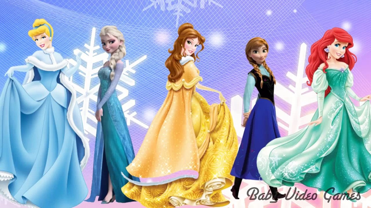 Disney Princess Nursery Rhymes Video with Finger Family
