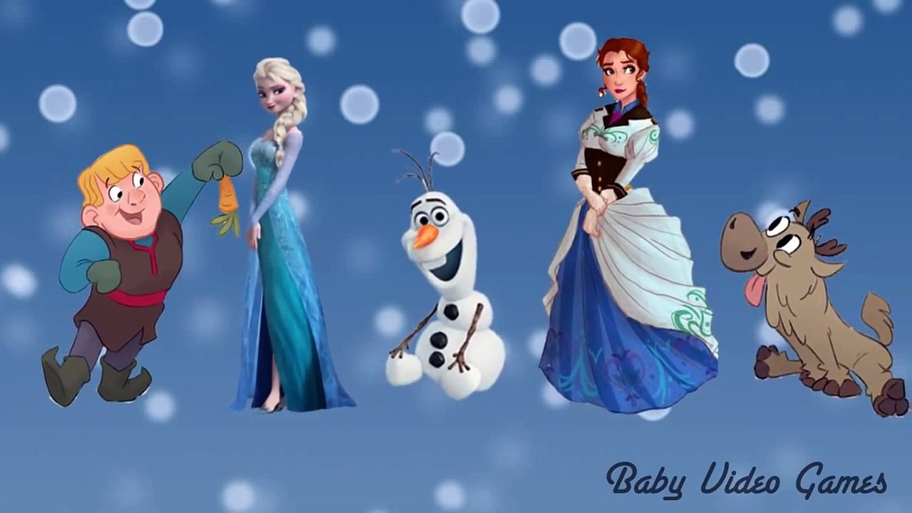 Finger Family Frozen Elsa and Frozen Anna Top Baby Cartoon and Kids song Fan Made