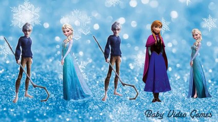 Jack Frost & Elsa the Snow Queen Finger Family