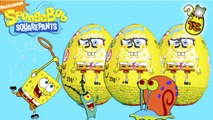 SPONGEBOB SQUAREPANTS Kinder Surprise Eggs Unboxing Toys for Kids | Toy Collector